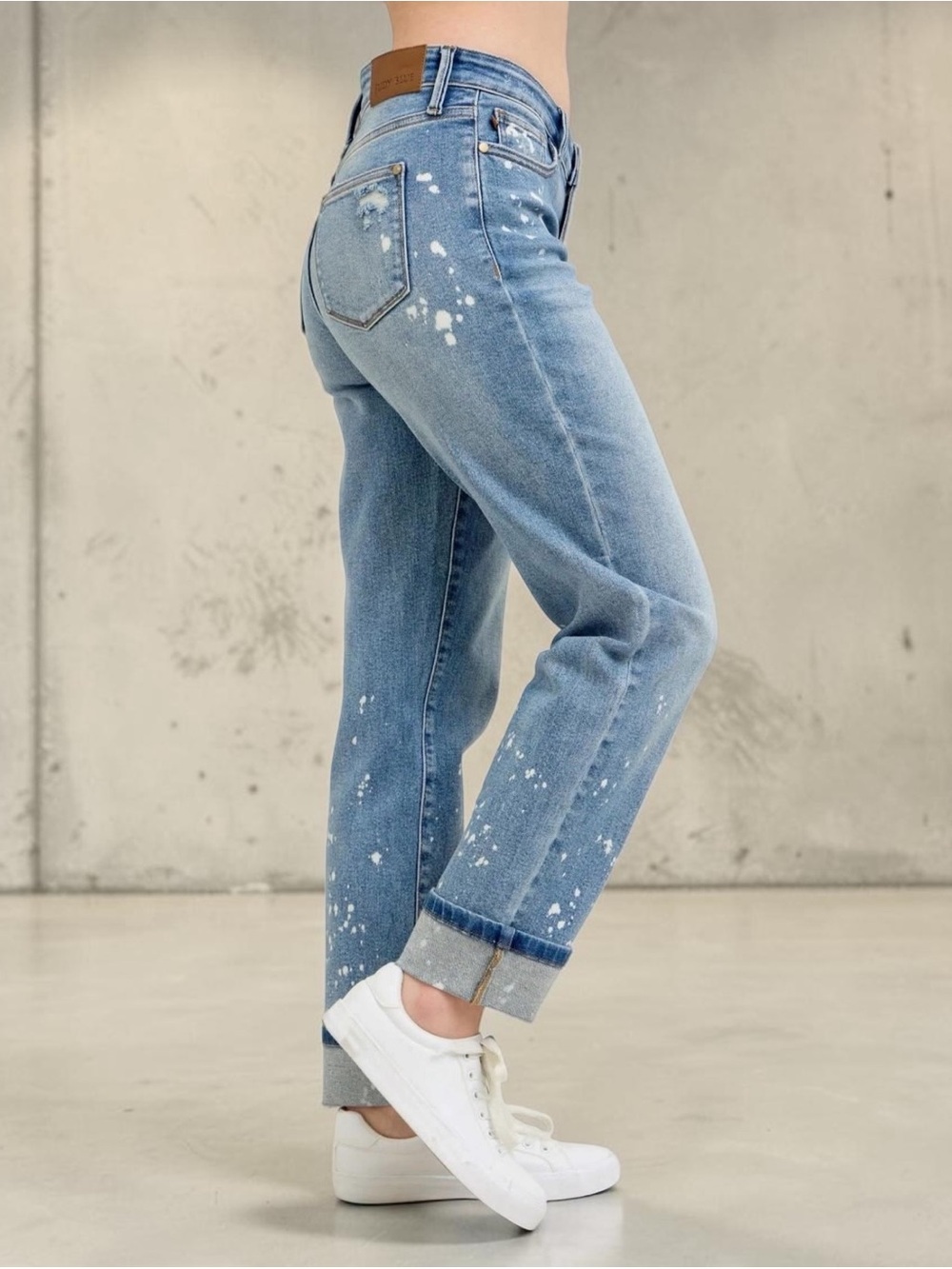 JUDY BLUE BOYFRIEND FIT. MID RISE JEANS SIZE 5/27 NWT